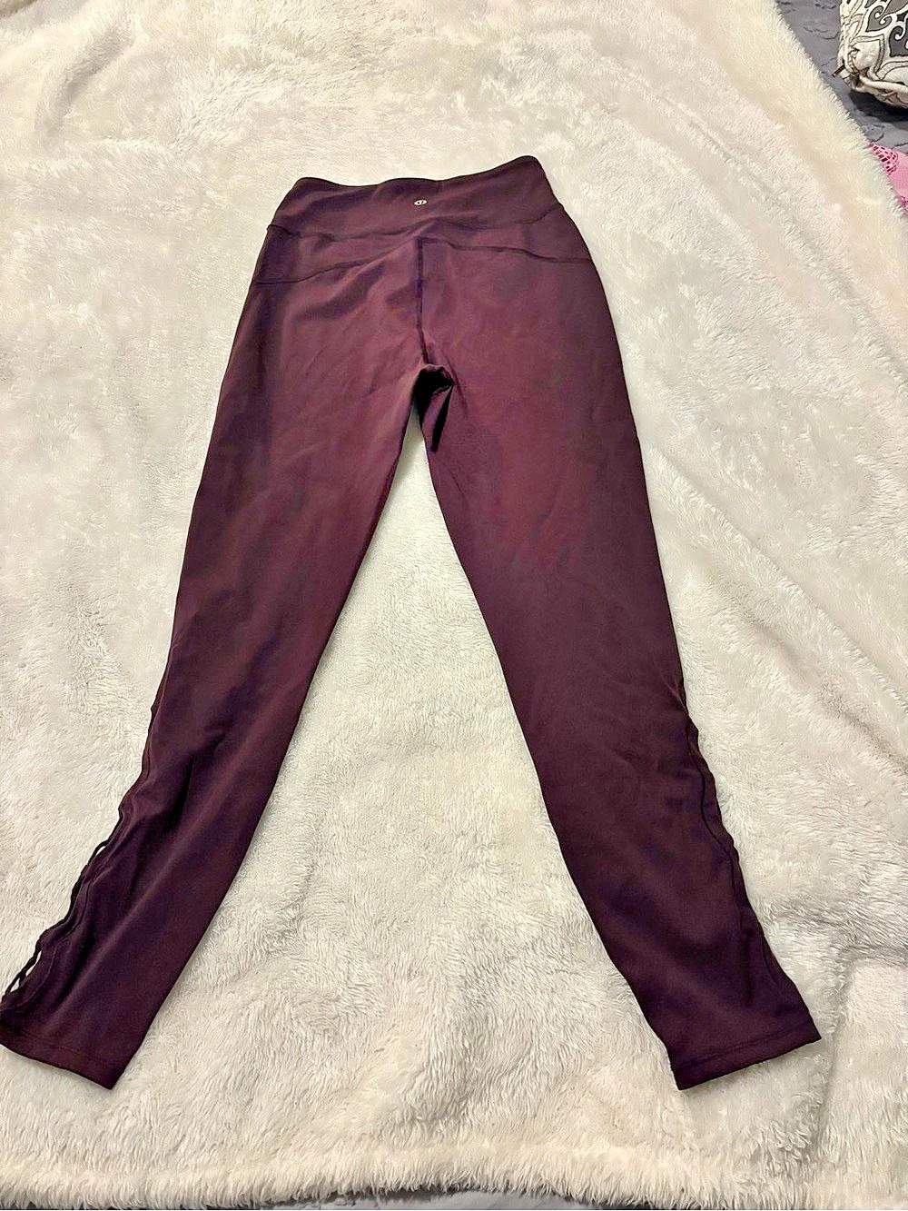 lululemon Women's Lace-Up Leggings in Purple